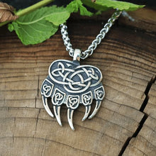 Load image into Gallery viewer, Viking Bear Claw Necklace

