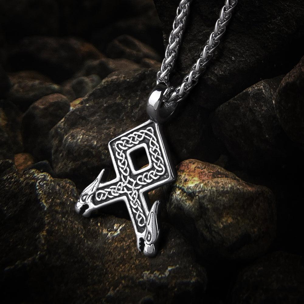 Viking Knotwork Stainless Steel Necklace