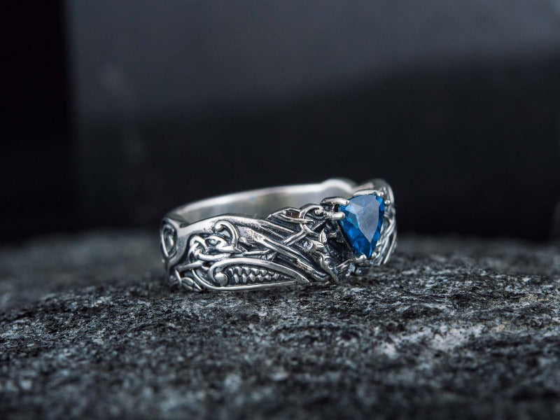 Handcrafted Sterling Silver Viking Ring | Artisan Crafted Norse Jewelry