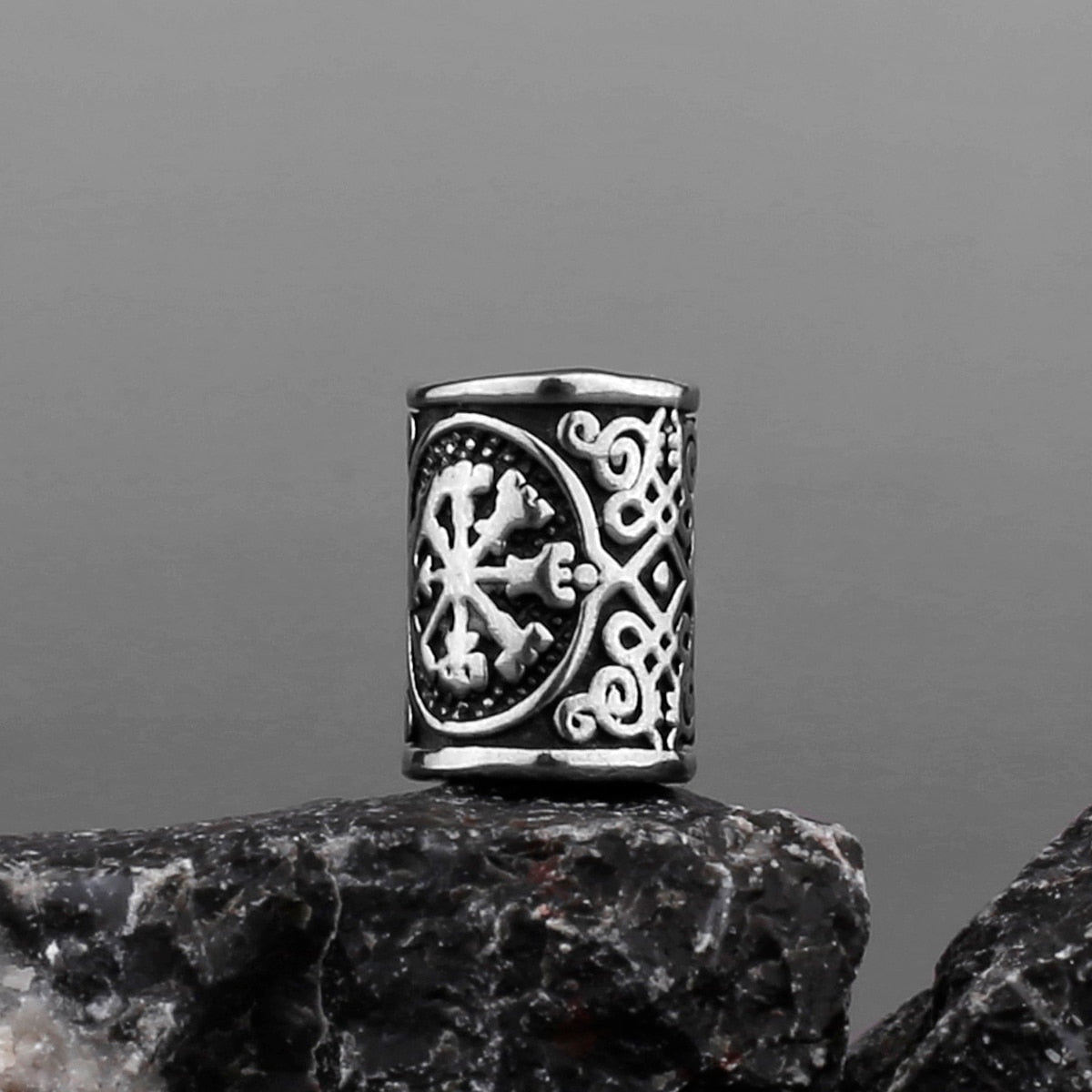 Viking Vegvisir Compass Beard Bead