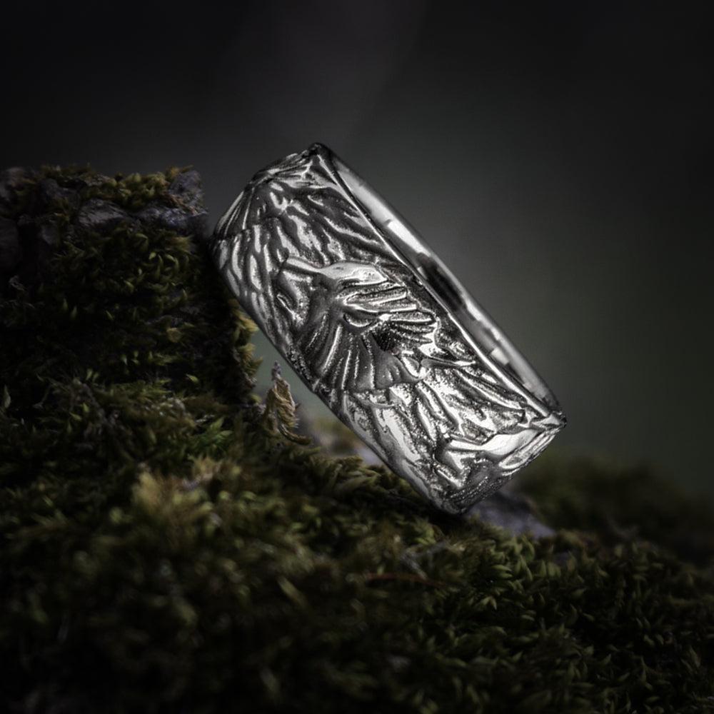 Viking Wolf Ornament Ring | Black Limited Edition Norse Ring