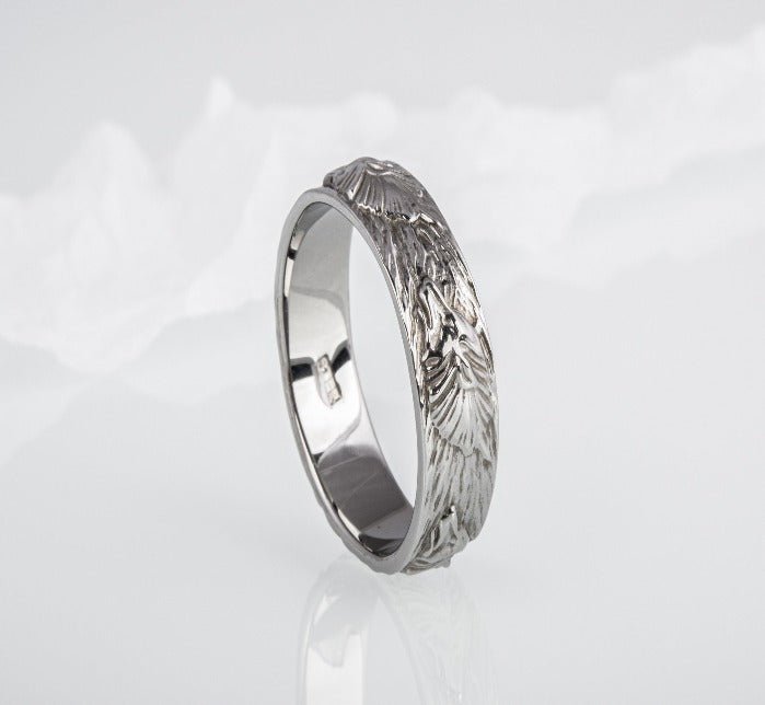 Viking Wolf Ornament Ring | Black Limited Edition Norse Ring