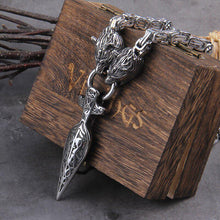 Load image into Gallery viewer, Wolves/Serpents of Odin Gungnir King&#39;s Chain
