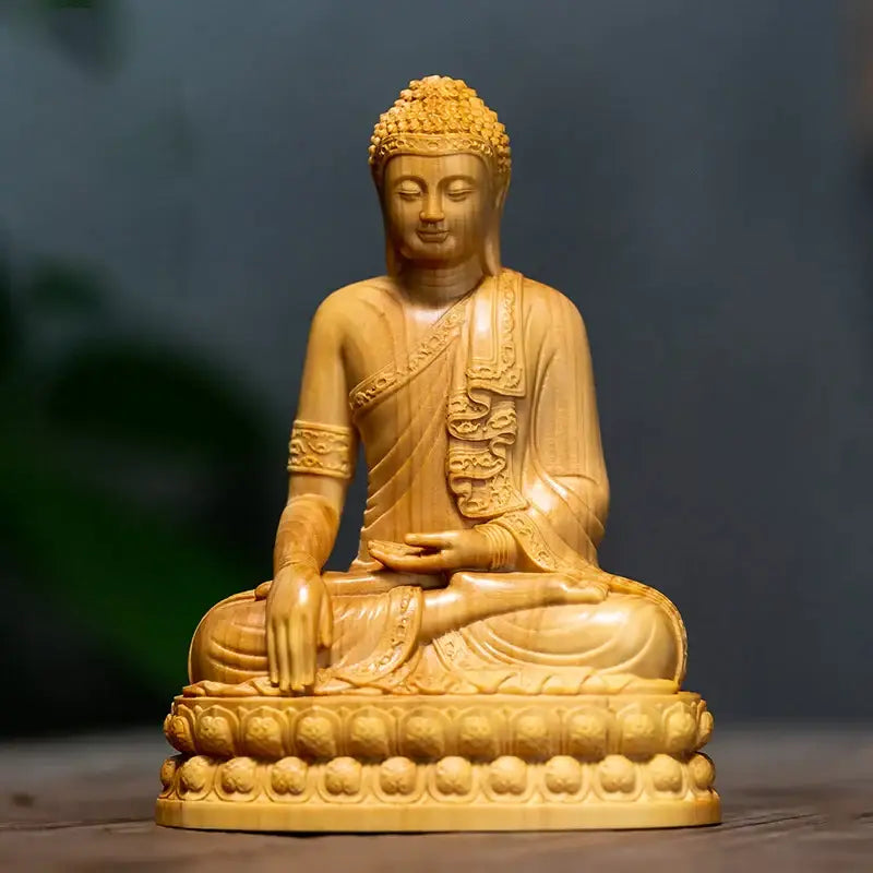 Wood Buddha Statue - 1