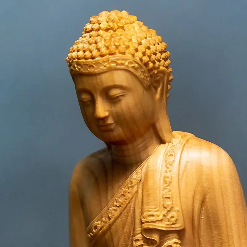 Wood Buddha Statue - 1