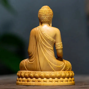 Wood Buddha Statue - 1