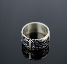 Load image into Gallery viewer, Yggdrasil Symbol Ring Sterling Silver Handmade Ring
