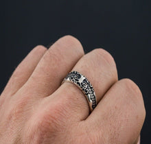 Load image into Gallery viewer, Yggdrasil Symbol Ring Sterling Silver Handmade Ring

